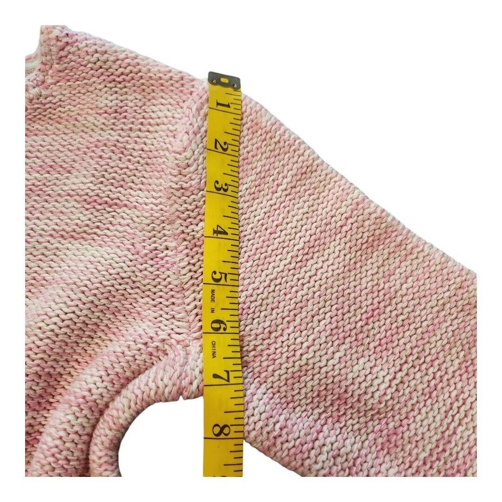 J Jill‎ Chenille Sweater Womens XS Petite Pink Multicolor Knit V Neck Pullover - Picture 7 of 12